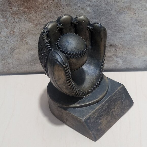 PDU Baseball Mitt Glove Ball Gold Champs Sports Award Trophy - Picture 6 of 11